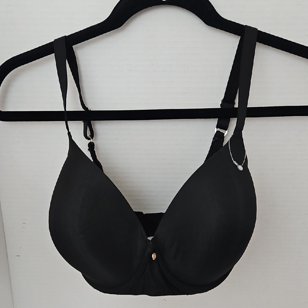 Natori | NWOT Women's Black Cloud Comfort Smoothing T-Shirt Underwire Sz 30H